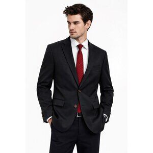 INDOCHINO jacket blazer sport coat black two button 44R professional custom made